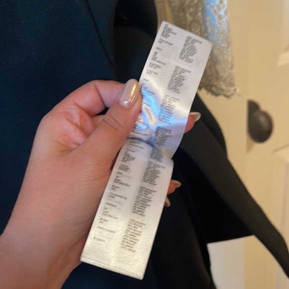 Maje Black and Cream Lace Dress with long sleeves - Picture 6 of 7